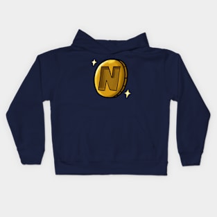 Nerdy Coin Emote Kids Hoodie